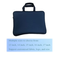 Sac pour ordinateur portable en néoprène avec fermeture éclair, style coréen moderne, pour voyage et usage quotidien, housse de protection souple personnalisée pour PC