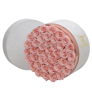 Valentine <span class=keywords><strong>Rosas</strong></span> Eternas Herzbox, Arreglo Floral de <span class=keywords><strong>Rosas</strong></span> Reales en Caja de Regalo, <span class=keywords><strong>Rosas</strong></span> Preservadas <span class=keywords><strong>Estabilizadas</strong></span>, Infinitas, Eternas - Product Image 4