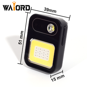 Waiord siêu sáng <span class=keywords><strong>mini</strong></span> LED Torch Spotlight màu xanh có thể sạc lại câu cá ánh sáng với lumens cao và dài phạm vi ABS nhựa - Product Image 3