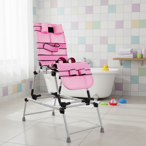 Pädiatrische Rehabilitations-Badeausrüstung: Verstellbarer Duschstuhl für Kinder mit Zerebralparese und besonderen Bedürfnissen - Product Image 3