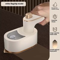 Défroisseur Vapeur Portatif Électrique 3-en-1 Pliable, Fer à Repasser Suspendu Pratique, Mini Appareil pour Vêtements, Maison, Voyage et Dortoir