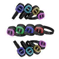 Headset Silent Disco Multi Saluran Baru RF890 Khusus untuk Pesta Dansa Senyap Jarak Kontrol 500 Meter Peralatan Silent Disco