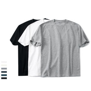 Camisetas en blanco de algodón 100% de alta calidad para hombre, camiseta de gran tamaño de peso pesado, camiseta personalizada con estampado - Product Image 2