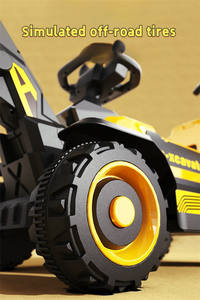 Trattore Elettrico 12V Giocattolo con Telecomando per Bambini da <span class=keywords><strong>2</strong></span> a 4 Anni Unisex in Plastica ABS a Batteria con Rimorchio - Product Image 3