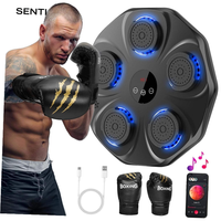 Cible murale de fitness lumineuse, durable et écologique, machine de boxe de haute qualité, entraîneur de boxe intelligent SENTI avec musique pour la maison
