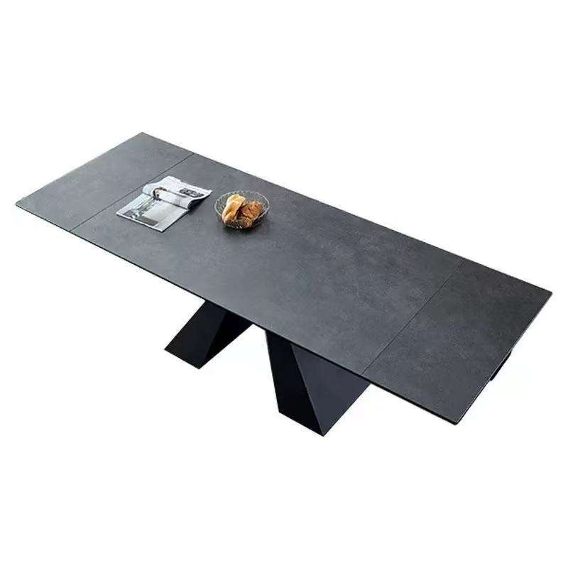 Modern Table Top Pattern Luxury Modern Extendable Dining Table, Extendable Kitchen Furniture ...