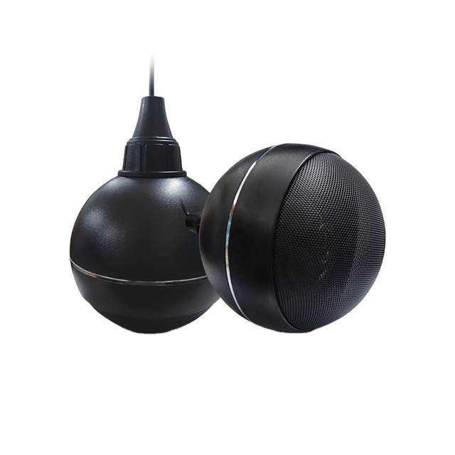 10W White Black Pa System Magic Ball Pendant Speaker 15w Hanging Ceiling Speakers Ball Suspended Ceiling Speakers