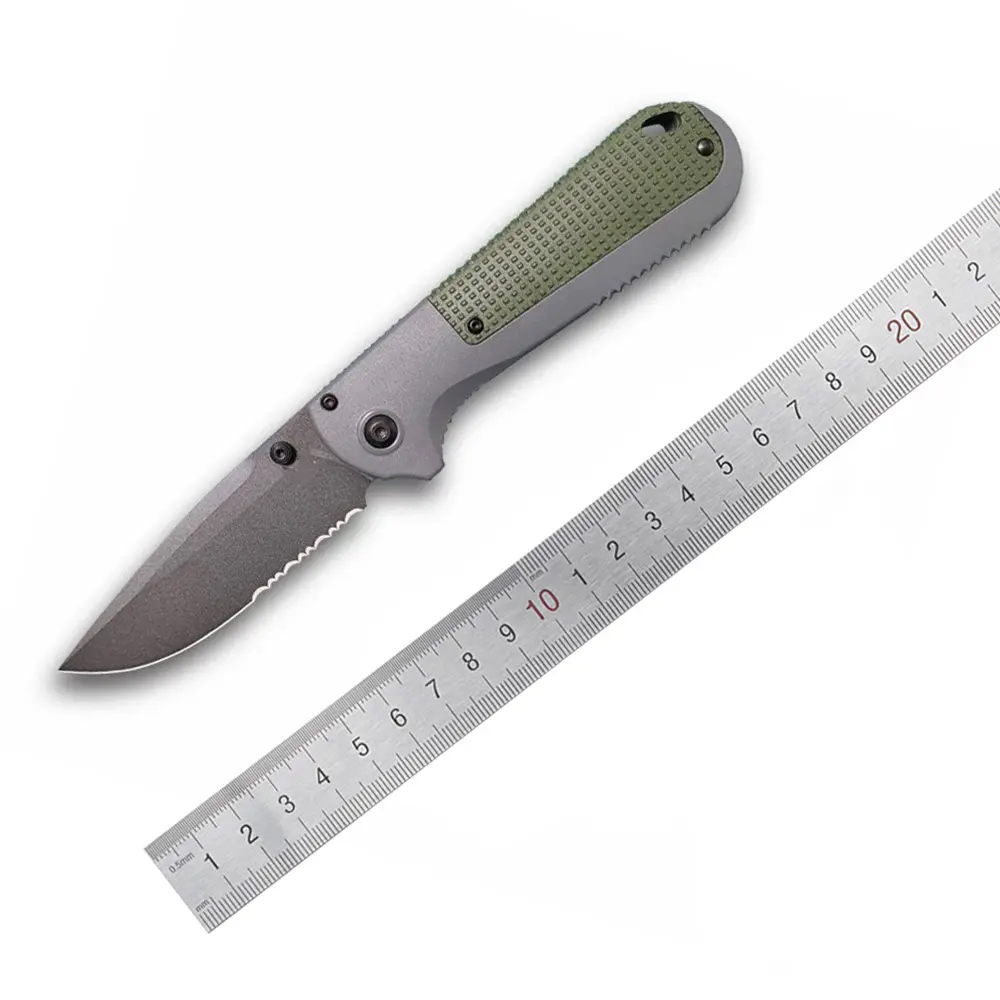 Paslanmaz çelik testere dişli bıçak kaliteli naylon çakı tutamağı kamp acil Survival taktik savaş katlanır bıçak