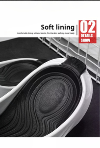 Pantofole estive personalizzate alla moda EVA lussuose con motivo animale ricamato con Logo <span class=keywords><strong>Laser</strong></span> con Design morbido per scivoli sportivi aumentati - Product Image 6