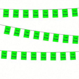 Custom Eco-Friendly Polyester Pennant Flags <b>Banner</b> with Digital Printing for Party Decor - Product Image 2