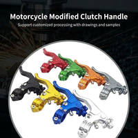 Poignées d'embrayage de moto en aluminium 6061-T6 anodisé, usinées CNC, pour Street Glide, poignée d'embrayage modifiée, vente en gros, fabrication OEM