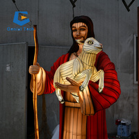 JN-Zm24 Festival des lanternes chinoises Noël Jésus Cultured Festival Lanterne décorative à lumières LED