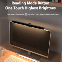 Lampe de bureau à LED moderne pour écran d'ordinateur, alimentée par USB, avec commande tactile, barre lumineuse pour écran d'ordinateur, suspendue pour ordinateur