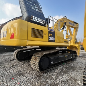 Excavatrice sur chenilles lourde Komatsu PC350 d'occasion, 35 tonnes, pour l'exploitation minière, faible nombre d'heures de travail - Product Image 2
