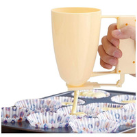 Nouveautés : Distributeur de pâte à gâteau 60 pièces/carton avec poignée, entonnoir manuel pour crêpes, séparateur de pâte, outils de pâtisserie, ustensiles de cuisson