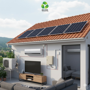 Système de climatisation hybride intelligent à énergie solaire, multi-zones, split, 2-5 zones, fréquence fixe, usage domestique et extérieur - Product Image 3
