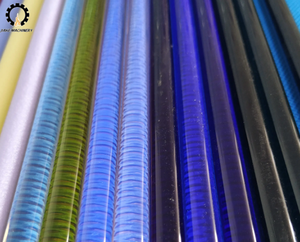 Effen Kleur Borosilicaat 3.3 Glazen Staaf Blauw Geel Rood - Product Image 2