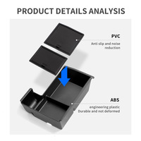 Boîte de rangement pour accoudoir de console centrale, étanche, kit intérieur pour BYD Song Plus DMi/Sealion 6 RHD 2025 – Accessoires automobiles très demandés