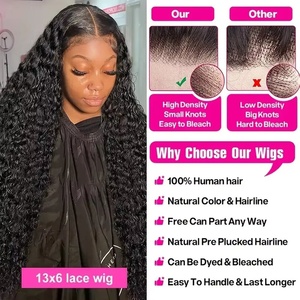 250% Burmesische Lockige Echthaar-Perücken Vietnamesische Spirallocken 13x6 Lace Frontal Echthaar-Perücken Kambodschanische Lockige Natürliche Wellen-Perücken - Product Image 5