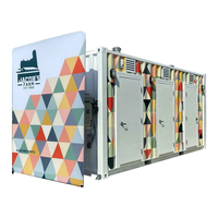 Toilettes Mobiles de Luxe avec Porte Coulissante, Cabine de Douche Extérieure pour Salle de Bain, Douche et Toilettes Portables, Remorque Sanitaire