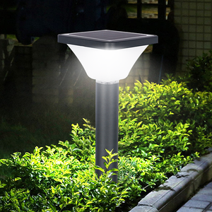 7W Solar Column <b>Lamp</b> IP65 Waterproof LED With <b>Remote</b> <b>Control</b> & Dimmable for Villa Garden Courtyard & Park Outdoor Use SG7 Solar - Product Image 5
