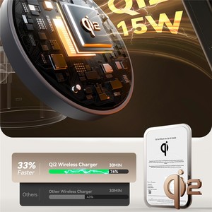 แท่นชาร์จไร้สายแม่เหล็ก <span class=keywords><strong>JOYROOM</strong></span> JR-W23 4 in 1 พร้อมไฟกลางคืน ชาร์จเร็ว - Product Image 4