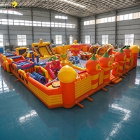 Château gonflable personnalisé, écologique, portable, pour l'intérieur et l'extérieur, en PVC, pour jeux sportifs, parc gonflable commercial, grande taille