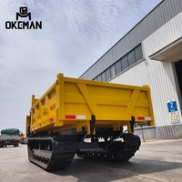 OKEMAN Mini 3-Tonnen-Diesel-Raupendumper mit Motor, Getriebe und Pumpe – Hocheffizient für die Logistik in der Landwirtschaft