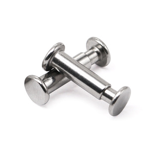 Rivets à double face à tête plate ronde en acier inoxydable pour la fabrication - Product Image 3