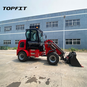 TOPFIT <b>Mini</b> H280T 2.5Ton Small Front Telescopic Wheel Loader Diesel Engine 0.4m Bucket High Efficiency PWG Hydraulic Pump - Product Image 3