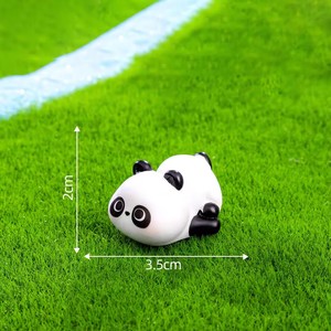 Figuras Miniatura de Panda de Resina, 100 Piezas, Resina para Bonsái, Micropaisaje, Decoración de Jardín de Hadas, Pequeña Decoración de Animales de Dibujos Animados - Product Image 2