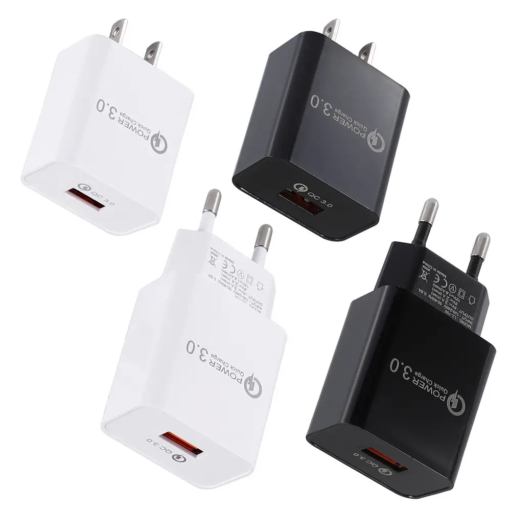 Factory In stock 3A QC3.0 PD 20W PD 30W fast charging power supplier wall charger USB C 20W power adapter for iphone charger