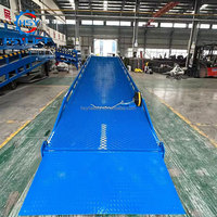 Pont de chargement mobile portable 8t 10t, rampe de chargement hydraulique pour conteneurs, plateforme élévatrice pour chariot élévateur