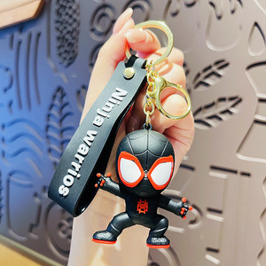 2024 mới ngạc nhiên Spider-Man nọc độc PVC Keychain xe Túi Mặt dây chuyền Keychain - Product Image 3