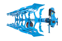 Arado Reversible Hidráulico de 3-5 Cuchillas y 200 HP |   Rotación Completa de 360 Grados |   Componentes de Rodamientos para Arados Reversibles de Servicio Pesado de 5 Bajos