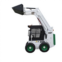 Penjualan Panas Wecan 650F Skid Steer Loader Merek Terbaik China dengan Suku Cadang  Mini Skid Steer Loader dengan Harga Terjangkau Tersedia dalam Stok