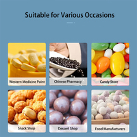 Machine de traitement alimentaire, mini tambour, petite machine à enrober les bonbons, les noix, les dattes, les amandes, le sucre, les graines, les cacahuètes enrobées de chocolat