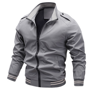 Giacca Bomber Sportiva da Uomo Personalizzata OEM/ODM, Slim Fit, Leggera, Antivento, per Escursionismo e Mantenimento del Calore - Product Image 6