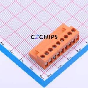 JL396-39609O01 Plug-in Terminal Block P=3.96mm Connector ( Connector Type: Plug )( Construction: 1x9P )( Pitch: 3.96mm ) - Product Image 1