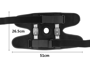 Thick Steel & Nylon+Spandex Professional Protection Strong <b>Support</b> Adjustable Knee <b>Brace</b> for Men and Women - Product Image 2