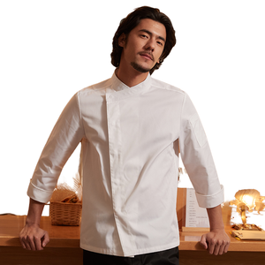 Chef Ibang Men's Kitchen Catering Hotel Panadería Ropa DE TRABAJO Uniformes de cocina de manga larga y corta para restaurante y bar - Product Image 3