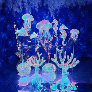 Dekorasi Pernikahan Đèn Họa Tiết Treo Pvc Kích Thước Khác Nhau Đèn Cảnh Quan Trang Trí Đám Cưới Sang Trọng Trang Trí Sân Khấu Khách Sạn Sân Vườn - Product Image 5