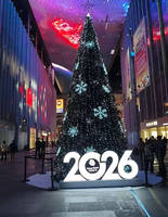 Y-064 Arbre de Noël Artificiel de Luxe Vert Foncé avec Volants en Tulle et Nœuds pour la Décoration de la Maison, de l'Hôtel et des Fêtes