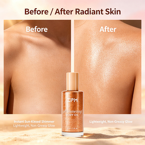 Huile scintillante pour le corps Rose Gold Natural Glow Luminizer - Product Image 4