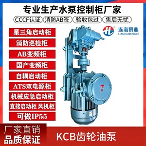 ปั๊มน้ำมันเกียร์ KCB ตัวปั๊มเหล็กหล่อ ขับเคลื่อนด้วยมอเตอร์ 150 ลิตร/นาที ระยะส่ง 60 เมตร ปั๊มโรตารี่สำหรับถ่ายโอนน้ำมัน - Product Image 4