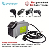 Gbt pengisi daya mobil portabel, pengisi daya mobil Ocpp cerdas cepat, Powerbank bergerak tipe 2 32A 22Kw