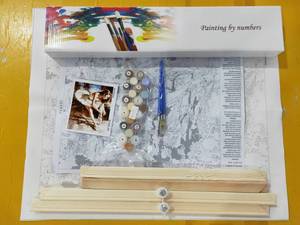 ชุดภาพวาดระบายสีบนผ้าใบพร้อมกรอบรูปสัตว์แบบกำหนดเอง <span class=keywords><strong>M</strong></span>-DZ ภาพวาดดิจิทัล - Product Image 5