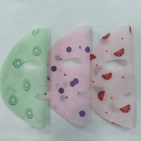 Masques faciaux en coton imprimés personnalisés avec des motifs de fruits et d'animaux pour enfants, filles, femmes, pour le soin du visage