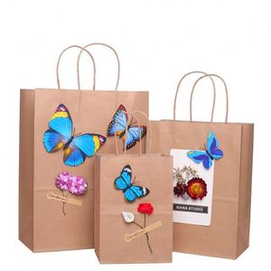 Fashional Shopping Bag Hot <b>Orange</b> <b>Paper</b> Bag for Shopping - Product Image 6