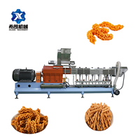 Machine de fabrication de snacks en farine de blé de formes variées, ligne de production de snacks 2D et 3D, ligne de traitement des aliments en granulés, fabricant chinois de chips Bugles